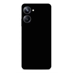 Black/Plain Black Designer Printed Hard Plastic Matt Finish Mobile Case Back Cover for 10 Pro 5G