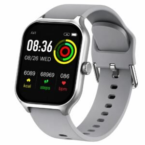 Smart Watch Pro Plus Bluetooth Calling Smart Watch, 1.83″ HD Display, AI Voice Assistant, 120+ Sports Modes, IP67 Waterproof, SpO2 & Heart Rate Monitor Smartwatch for Men & Women